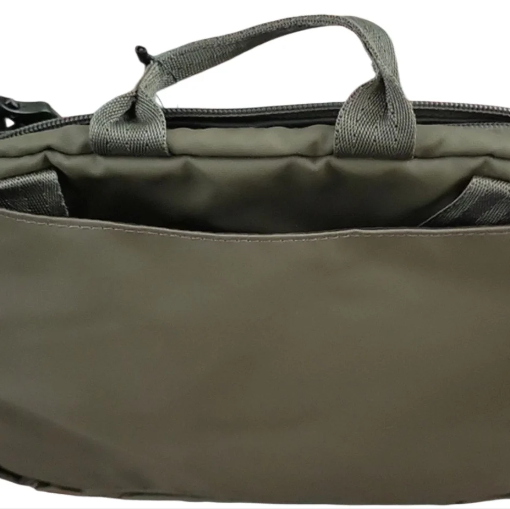 NWT Genius Pack Olive Green Seat Back Tray Bag